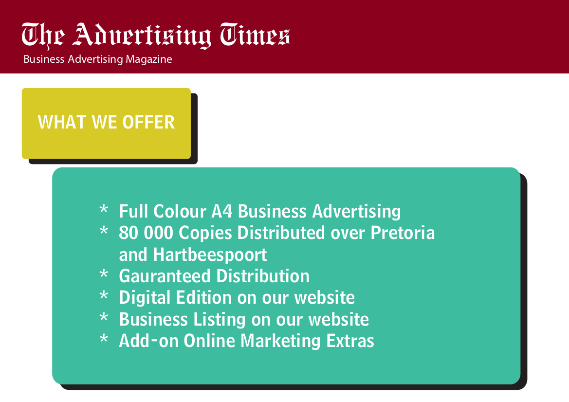 The Advertising Times Rate Card 4